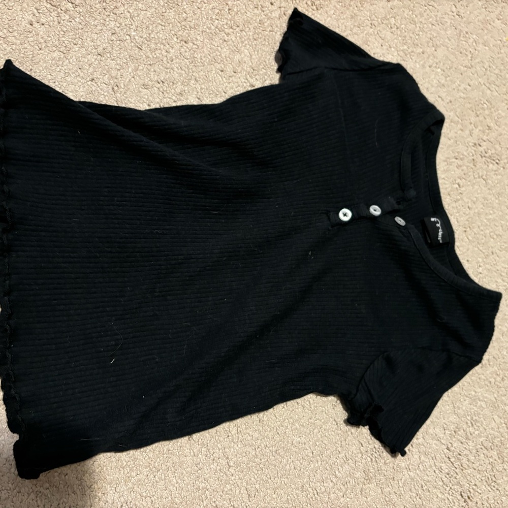 Button up crop top.